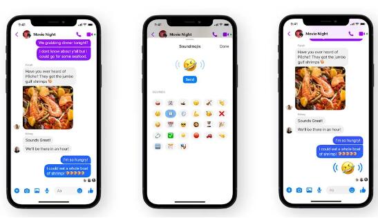 Facebook Messenger 增設附帶聲效的 Soundmojis 表情符號