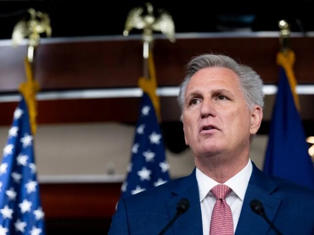 美國共和黨麥卡錫：若奪眾院控制權將啟動調查拜登政府