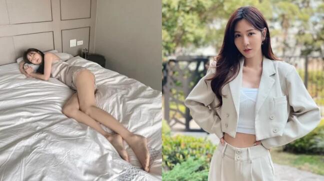 曾莞婷熟睡被偷拍！蕾絲美腿網暴動
