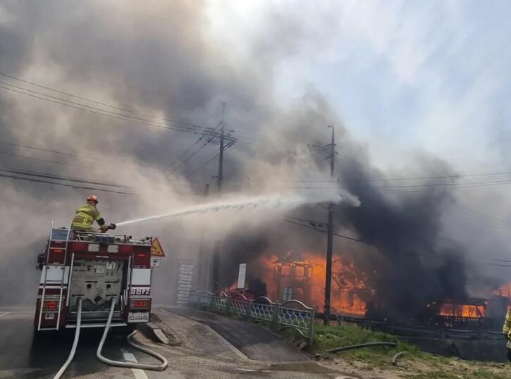 南韓江原道山火至少1死16傷 逾500居民疏散