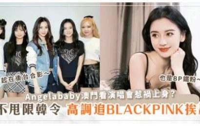 Angelababy看BLACKPINK演唱會恐觸犯「限韓令」？網民們砲轟：「帶頭作亂」